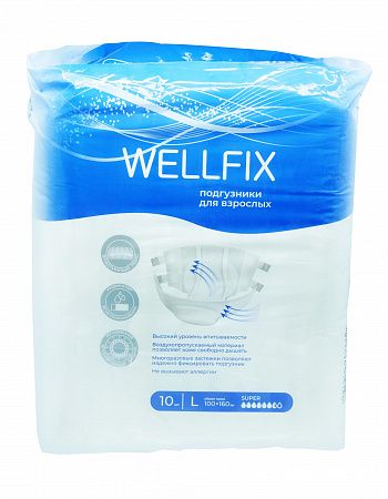 фото упаковки Wellfix Подгузники для взрослых