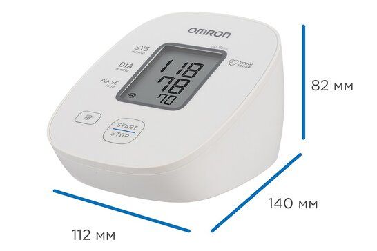 Тонометр автоматический OMRON М1 Basic, тонометр автоматический, с адаптером и стандартной манжетой (22-32 см), 1 шт.