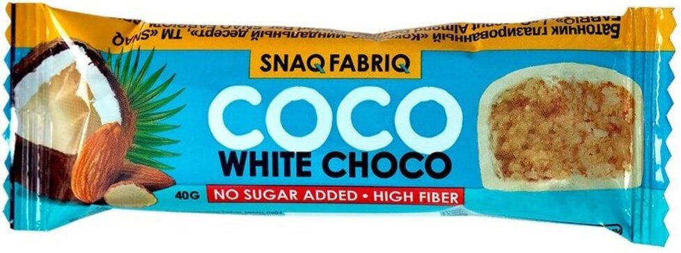 фото упаковки Coco Батончик глазированный Кокосово-миндальный десерт