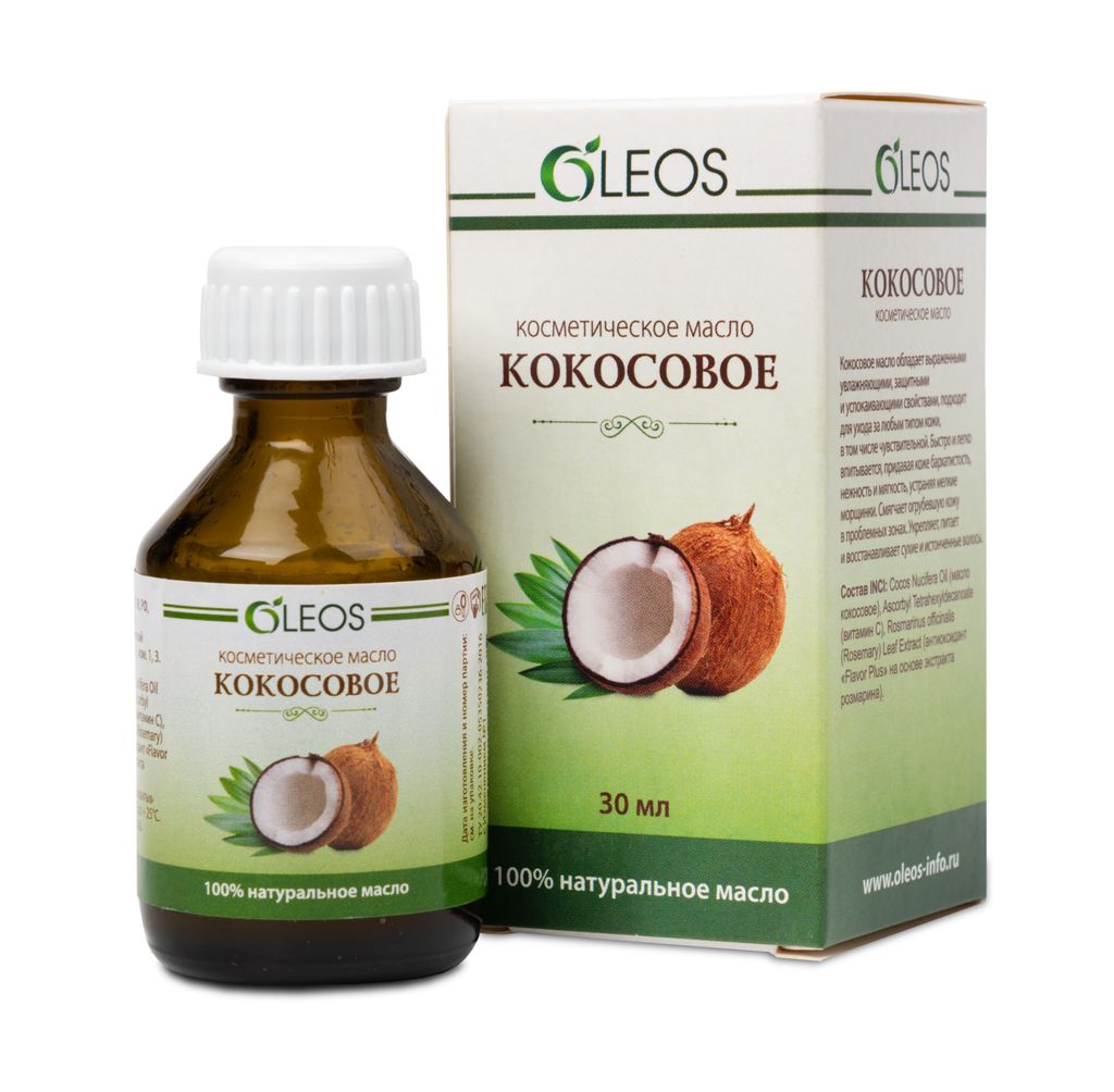фото упаковки Oleos Кокосовое масло