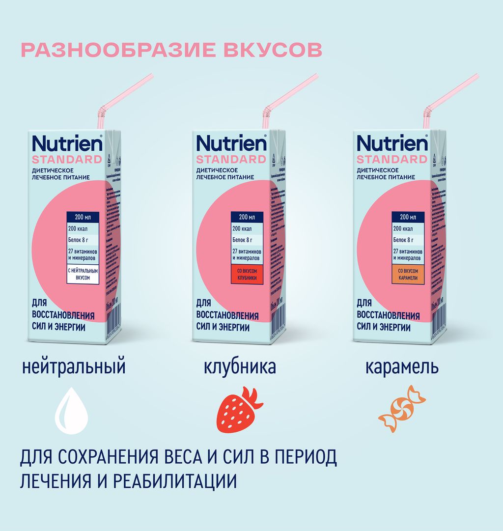 Nutrien Standard, смесь жидкая, с нейтральным вкусом, 200 мл, 1 шт.