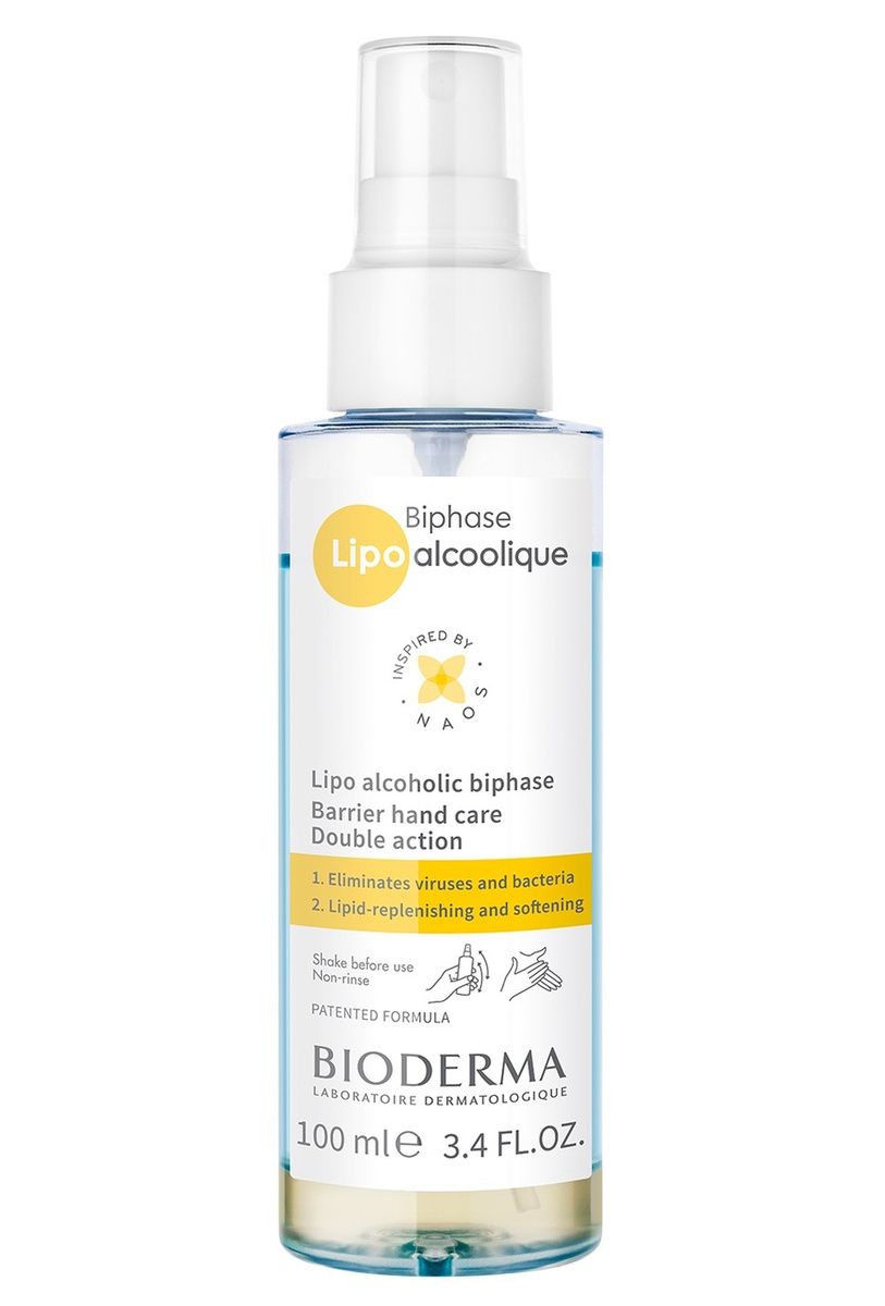 фото упаковки Bioderma Спрей Lipo спиртовой двухфазный уход