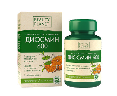 Beauty Planet Диосмин 600, таблетки, 60 шт.