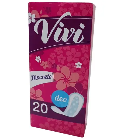 Vivi Discrete Deo прокладки женские ежедневные, прокладки гигиенические, 20 шт.