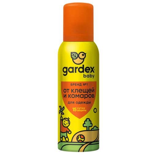 Gardex Baby Аэрозоль от клещей и комаров для детей, аэрозоль, 100 мл, 1 шт.