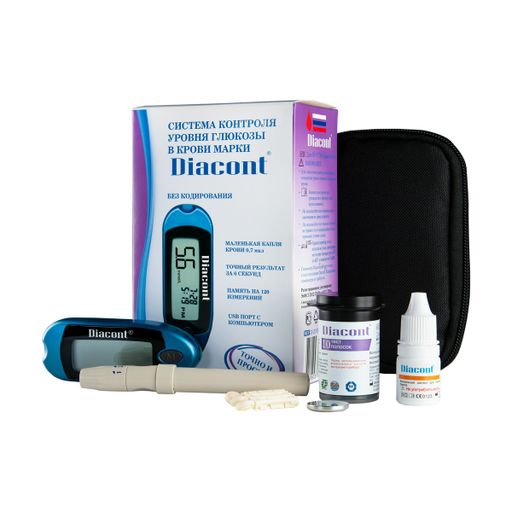 Diacont глюкометр, набор, 1 шт.
