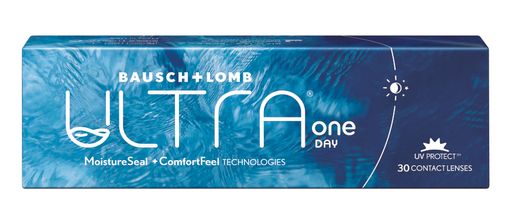 Ultra One Day Мягкие контактные линзы, -0.50, 8.6, 30 шт.
