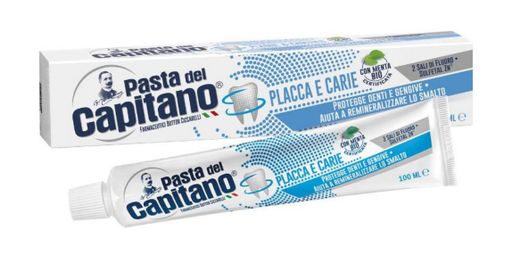 Pasta del Capitano Паста зубная против налета и кариеса, паста зубная, 100 мл, 1 шт.