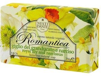 Nesti Dante Мыло Романтика королевская лилия и нарцисс, мыло, 250 г, 1 шт.